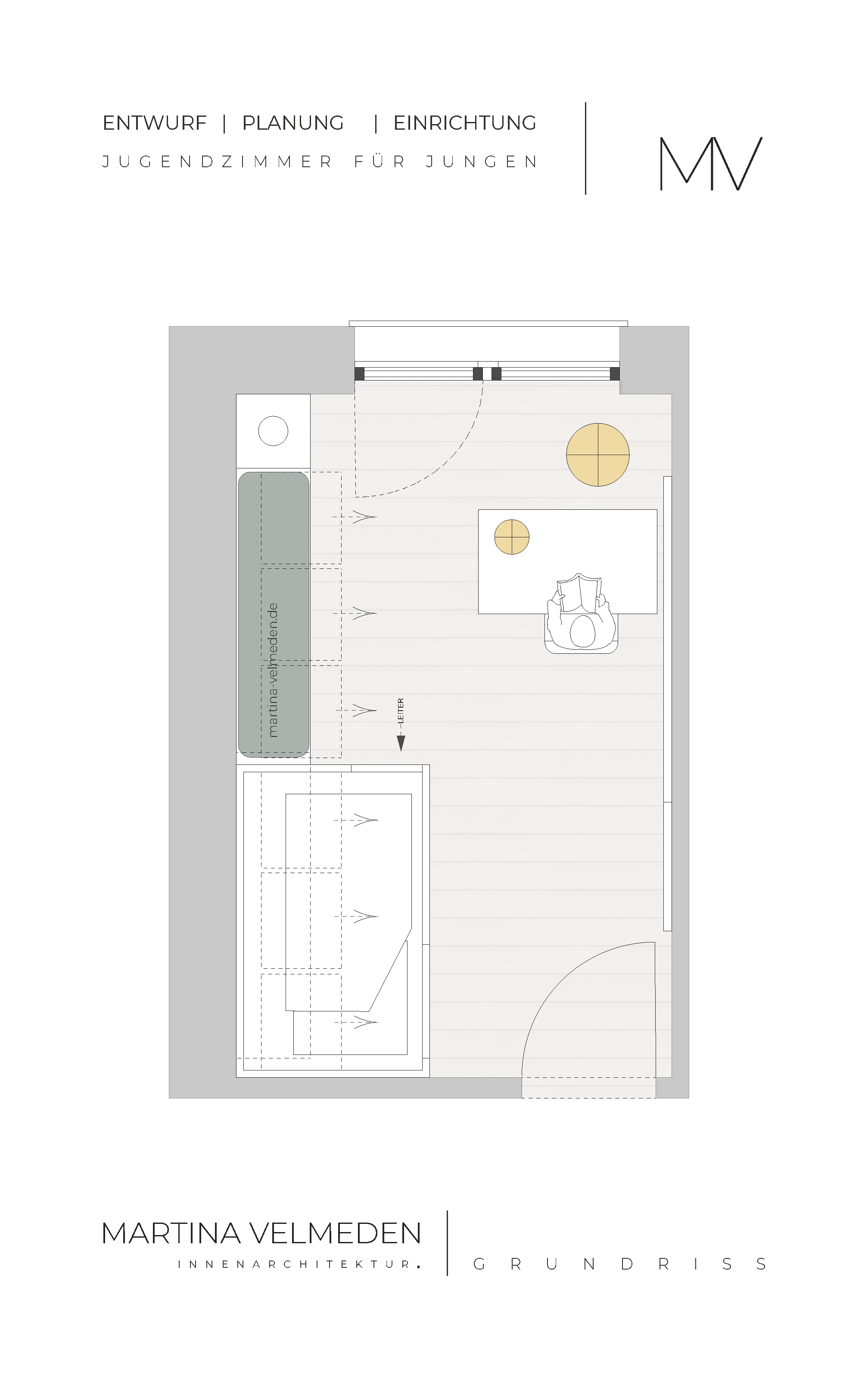 Jugendzimmer und Kinderzimmer planen & einrichten lassen